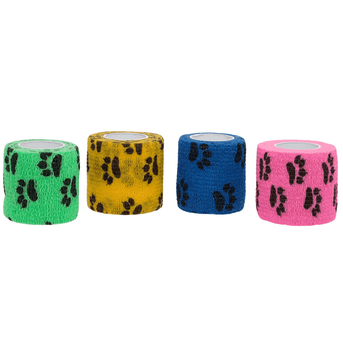 Pawprint Cohesive Bandage for Pets — Self-Adhesive Vetwrap