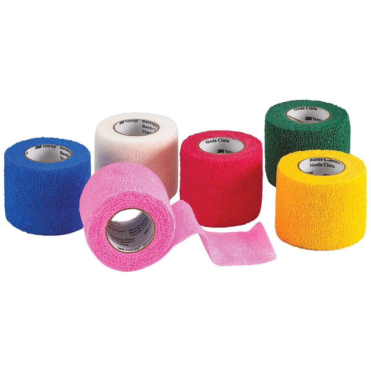 Pawprint Cohesive Bandage for Pets — Self-Adhesive Vetwrap