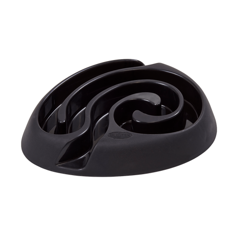 DogMaze Mini Slow Feeder Bowl for Dogs — Black