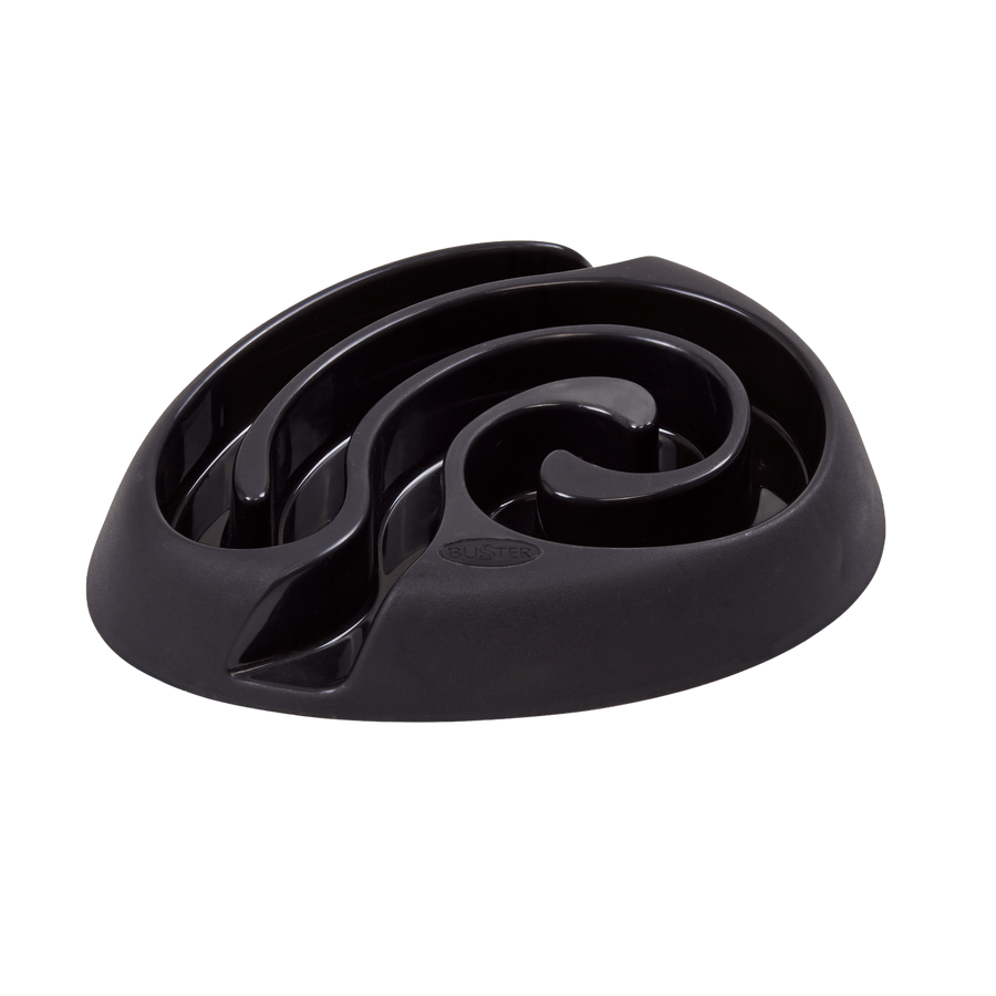 DogMaze Mini Slow Feeder Bowl for Dogs — Black