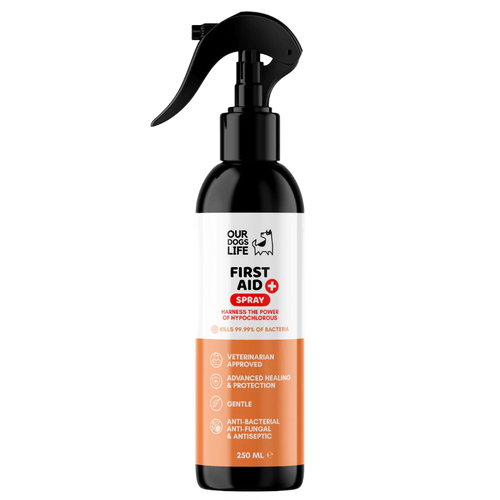 Dog First Aid Antiseptic Spray 250ml — Hypochlorous Formula