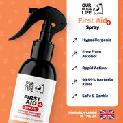 Dog First Aid Antiseptic Spray 250ml — Hypochlorous Formula