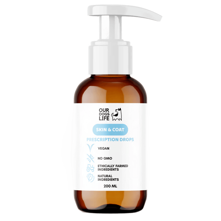 Skin & Coat Liquid Supplement for Dogs (200ml)