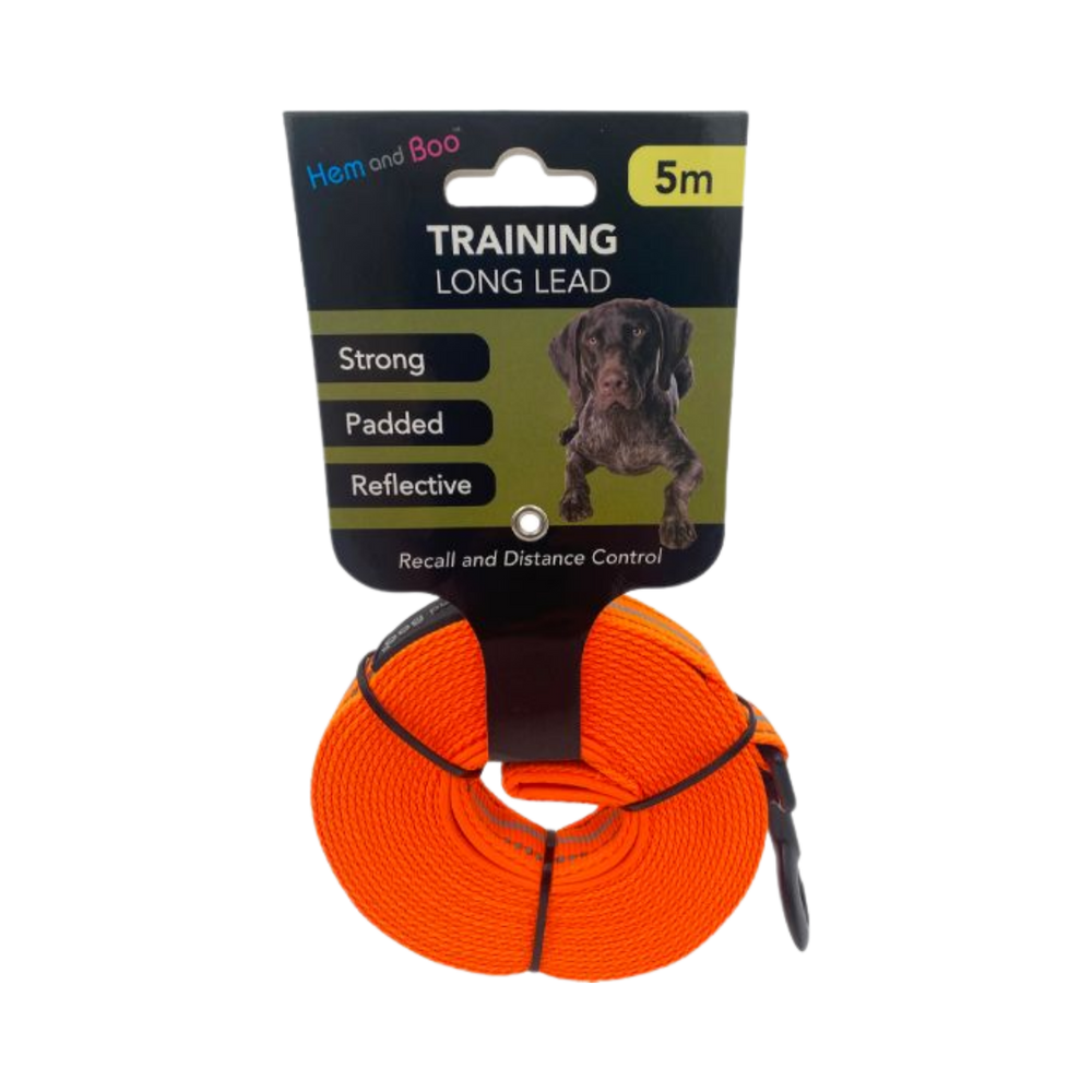 Reflective Training Long Lead for Dogs – Recall Training & Reflective Safety