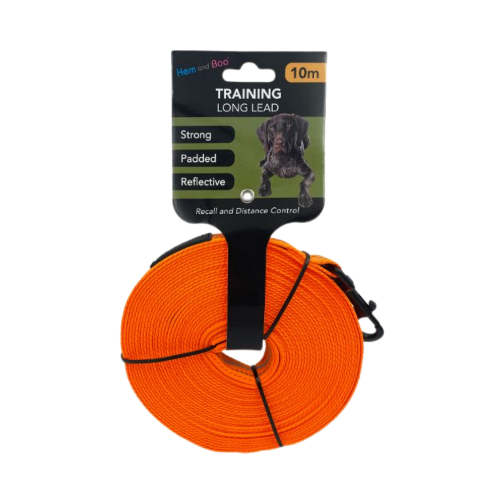 Reflective Training Long Lead for Dogs packaging – Reflective Safety