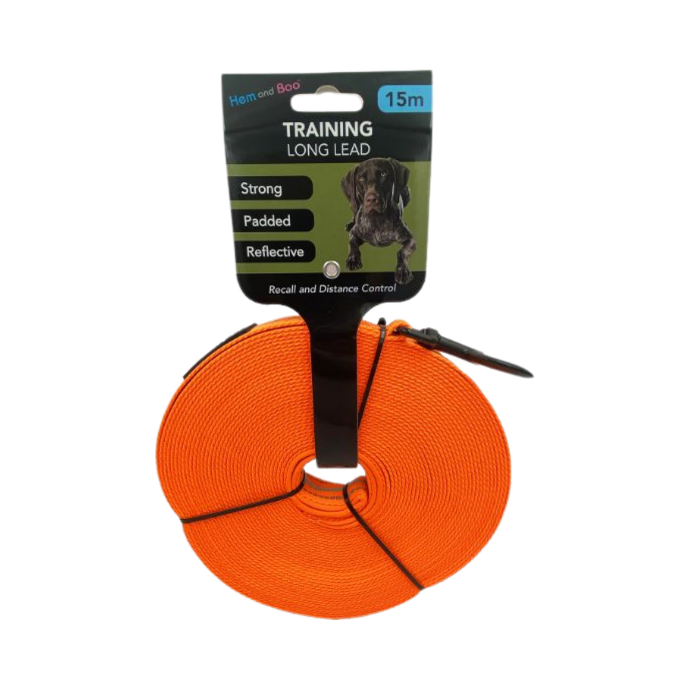 Reflective Training Long Lead for Dogs product detail – All-Weather Use