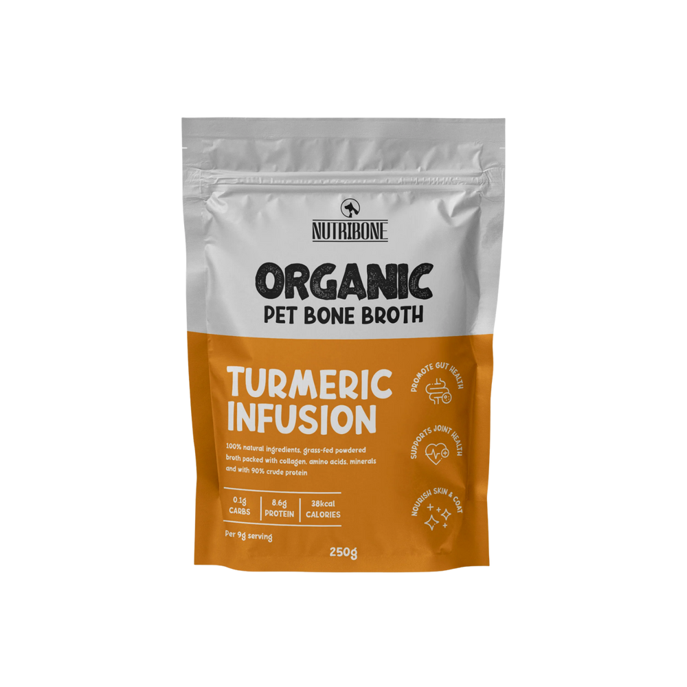 Turmeric Bone Broth Powder Supplement for Dogs & Cats – Joint Support & Gut Health