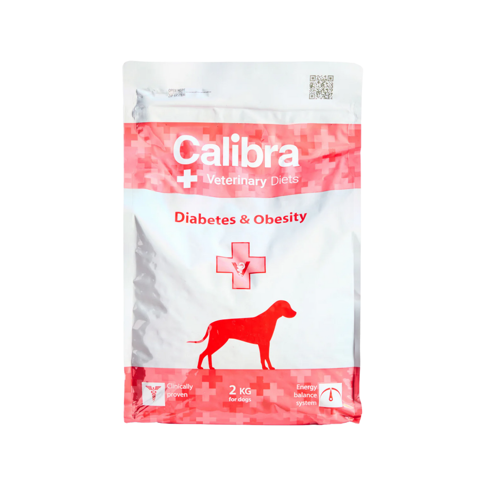 Calibra Veterinary Diet Diabetes & Obesity Dry Dog Food product detail – High Fibre