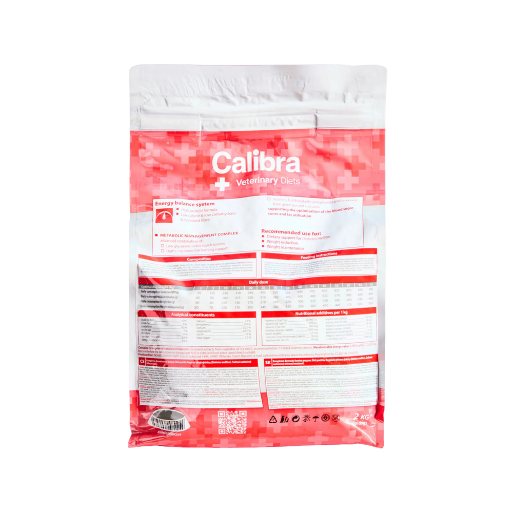 Calibra Veterinary Diet Diabetes & Obesity Dry Dog Food usage view – Low Calorie